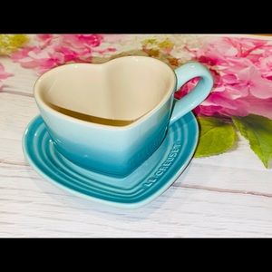 Le Creuset Heart Mug and Tray